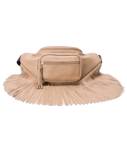 Fashion Fringe Tassel Fanny Pack Waist Bag KL088 STONE
